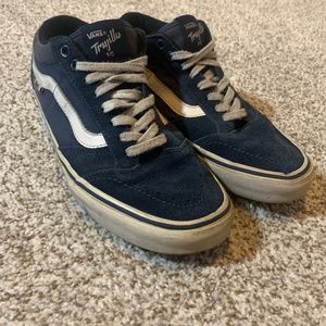 Vans Off The Wall Tony Trujillo TNT SG Blue Low Top Skate Shoe Size Men's 8.5
